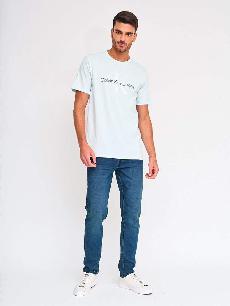 POLERA HOMBRE CALVIN KLEIN  MANGA CORTA ALGODÓN - 4