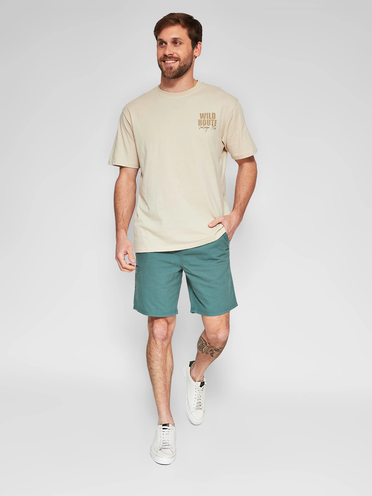 POLERA HOMBRE INDEX ALGODÓN MANGA CORTA - 4