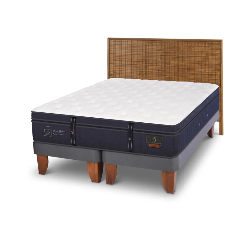 CAMA CIC EUROPEA BD 2 PLAZAS + RESPALDO ADRIA GRAND PREMIUM - 2