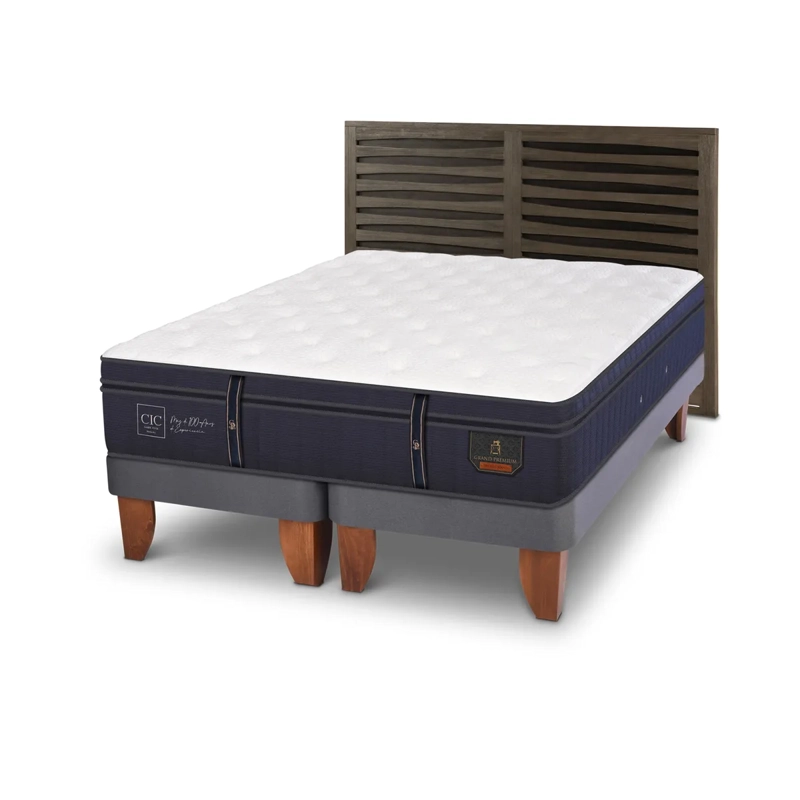 CAMA CIC EUROPEA BD 2 PLAZAS + RESPALDO RHONE GRAND PREMIUM - 2