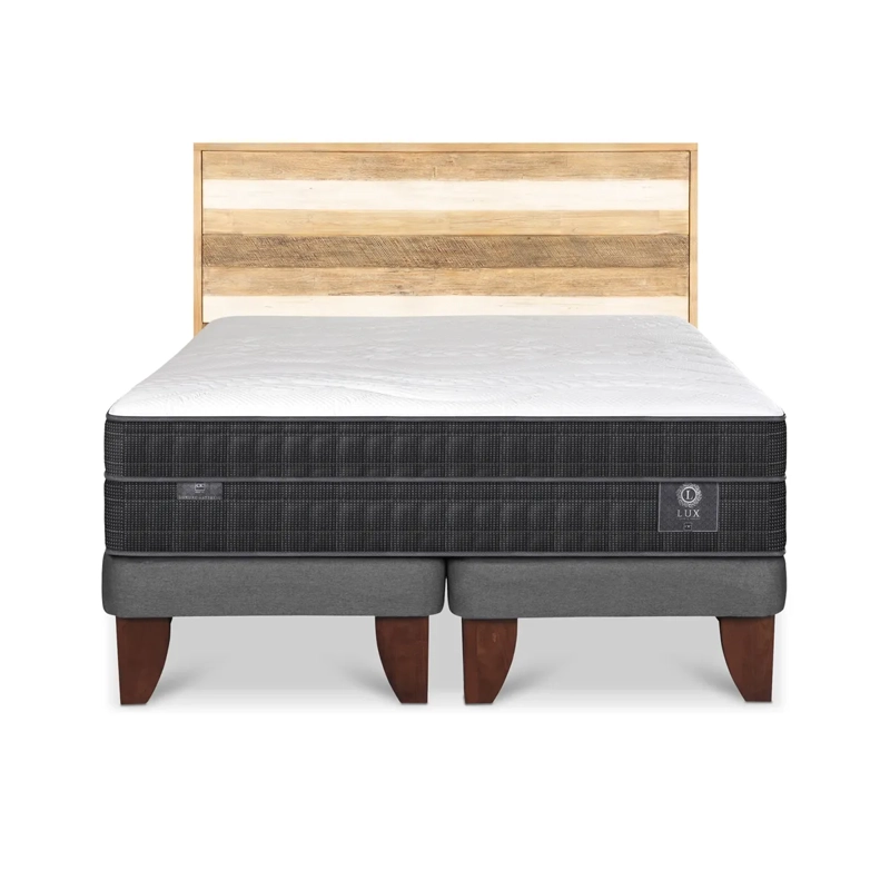 CAMA CIC EUROPEA BD 2 PLAZAS + RESPALDO LOIRA LUX - 1