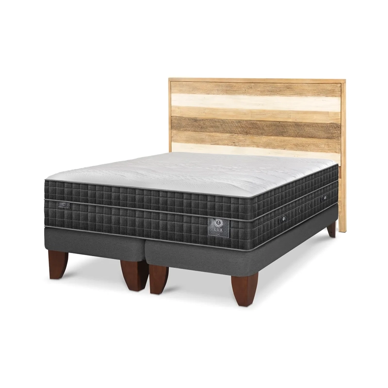 CAMA CIC EUROPEA BD 2 PLAZAS + RESPALDO LOIRA LUX - 2