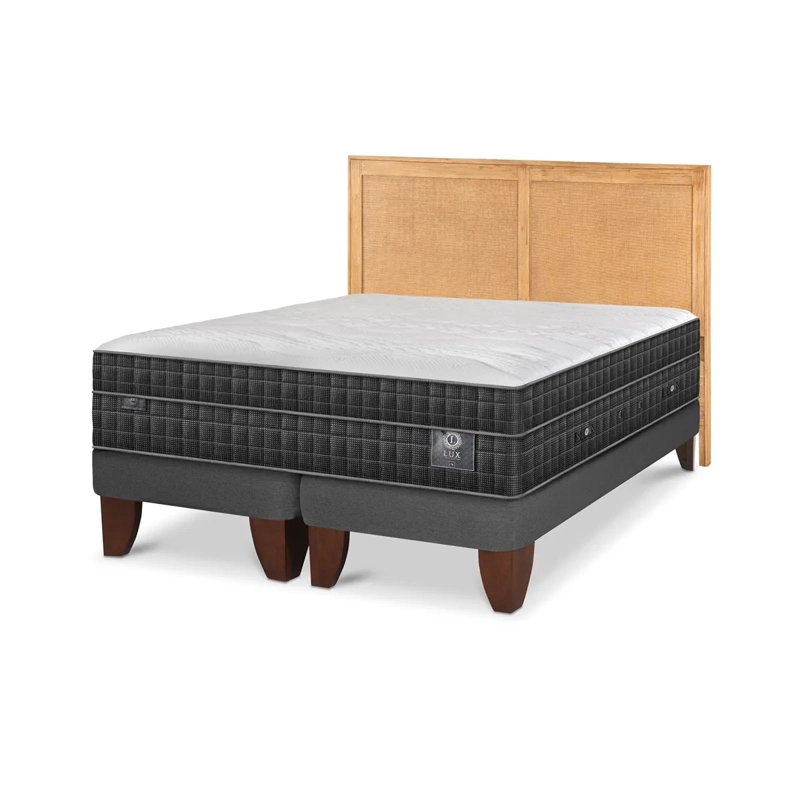 CAMA CIC EUROPEA KING + RESPALDO SAVA LUX - 2