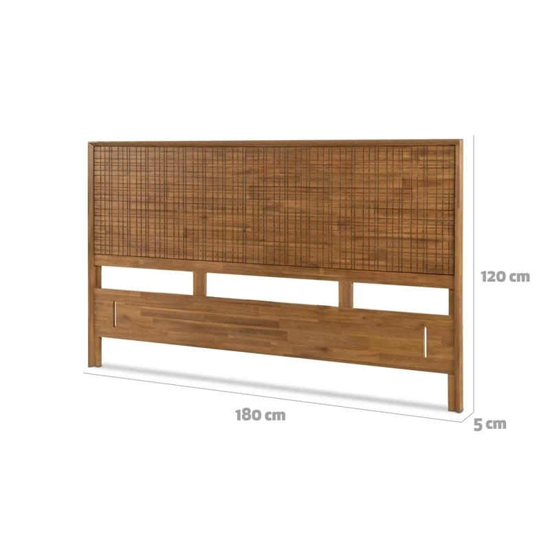 RESPALDO CIC ADRIA KING MADERA ACACIA CAFÉ - 3
