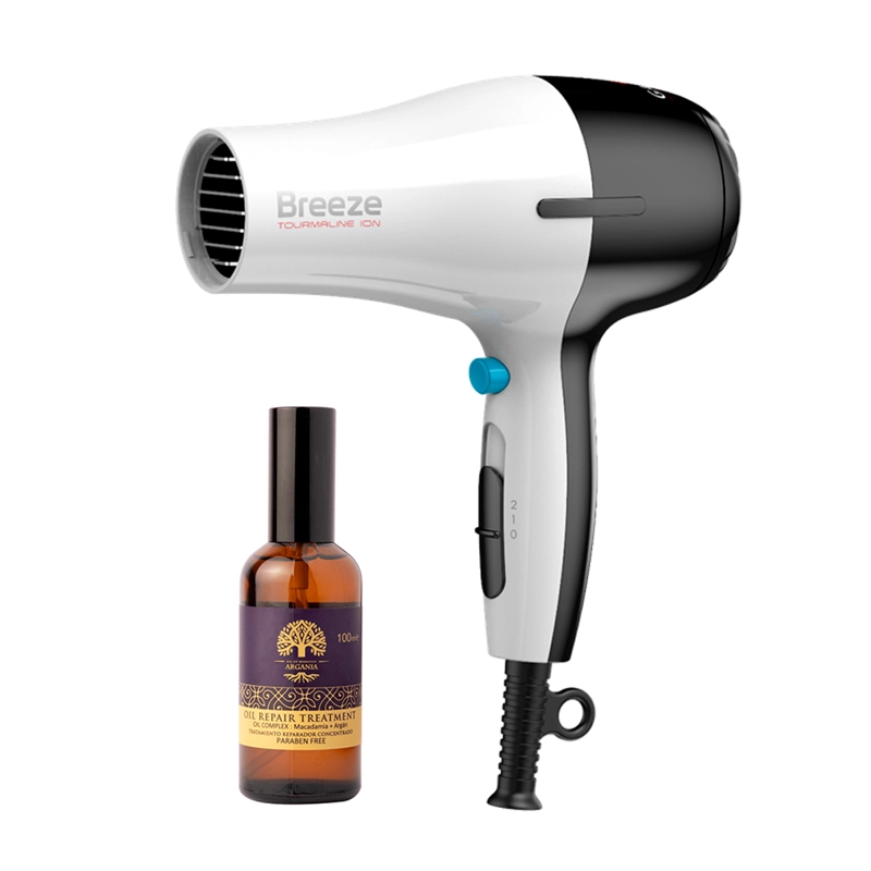 SECADOR DE PELO GAMA BREEZE 2100W + ACEITE ARGAN 100 ML