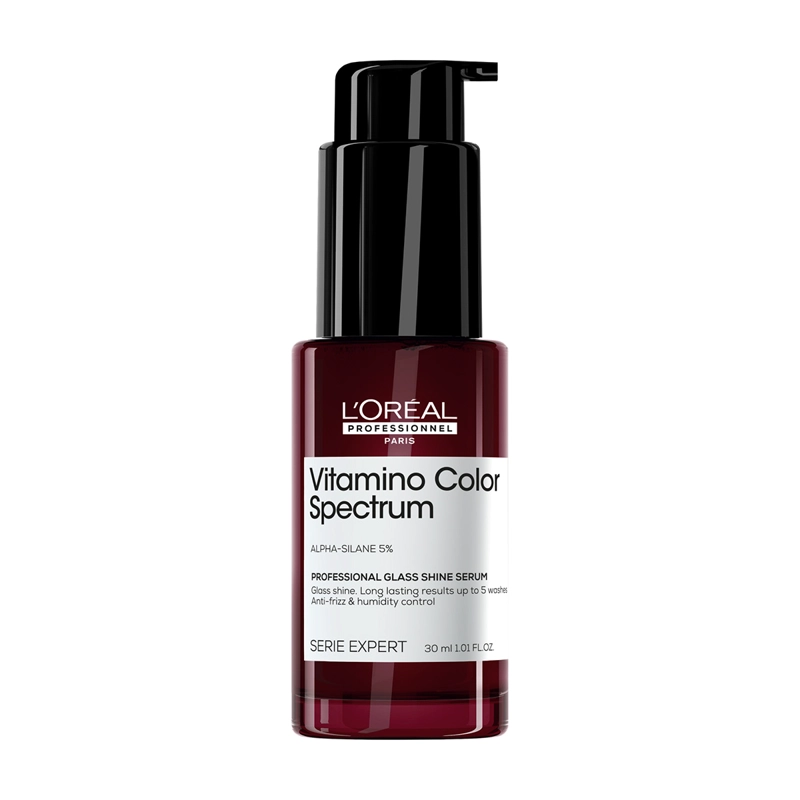 TRATAMIENTO CAPILAR LOREAL PROFESSIONNEL 30ML GLASS SHINE CUIDADO DEL COLOR VITAMINO COLOR SPECTRUM - 1