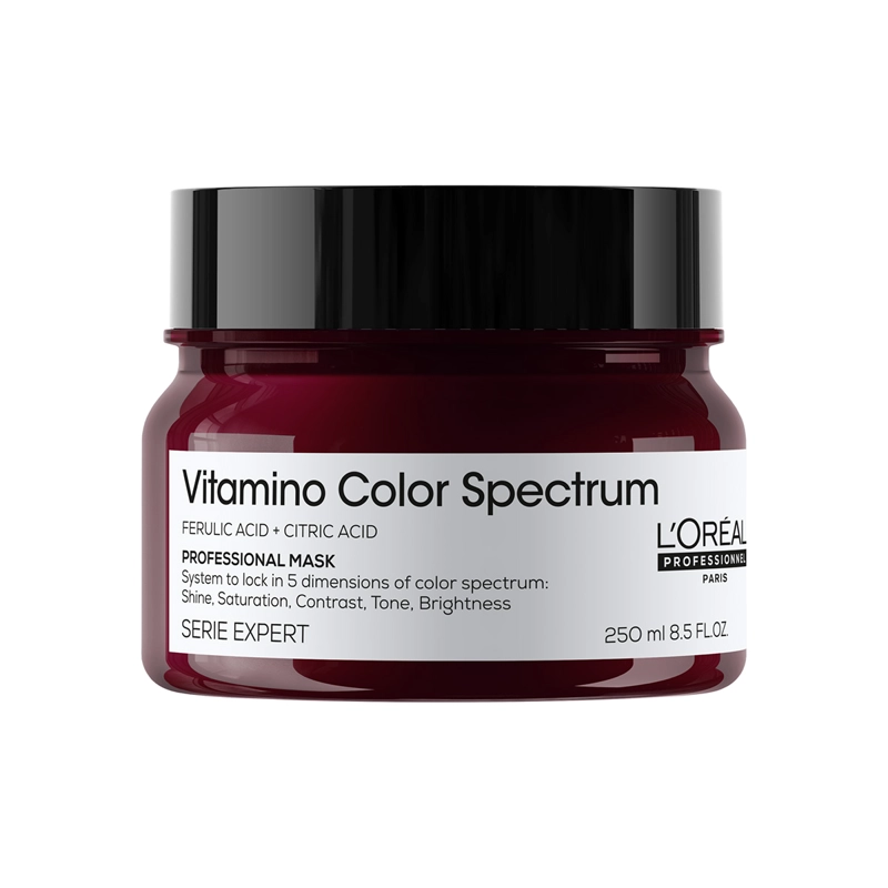 MÁSCARA CABELLO LOREAL 250ML CUIDADO DEL COLOR VITAMINO COLOR SPECTRUM - 1