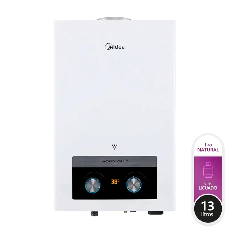 CALEFONT GAS NATURAL 10 LT MIDEA MGWH10-20EQP-GN - 1