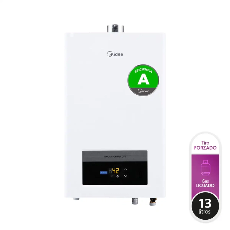 CALEFONT GAS LICUADO 13 LT MIDEA MGWH13-26EQP-GL - 1