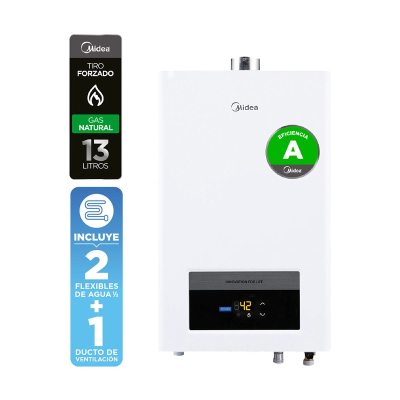 CALEFONT GAS NATURAL 13 LT MIDEA MGWH13-26EQP-GN - 3