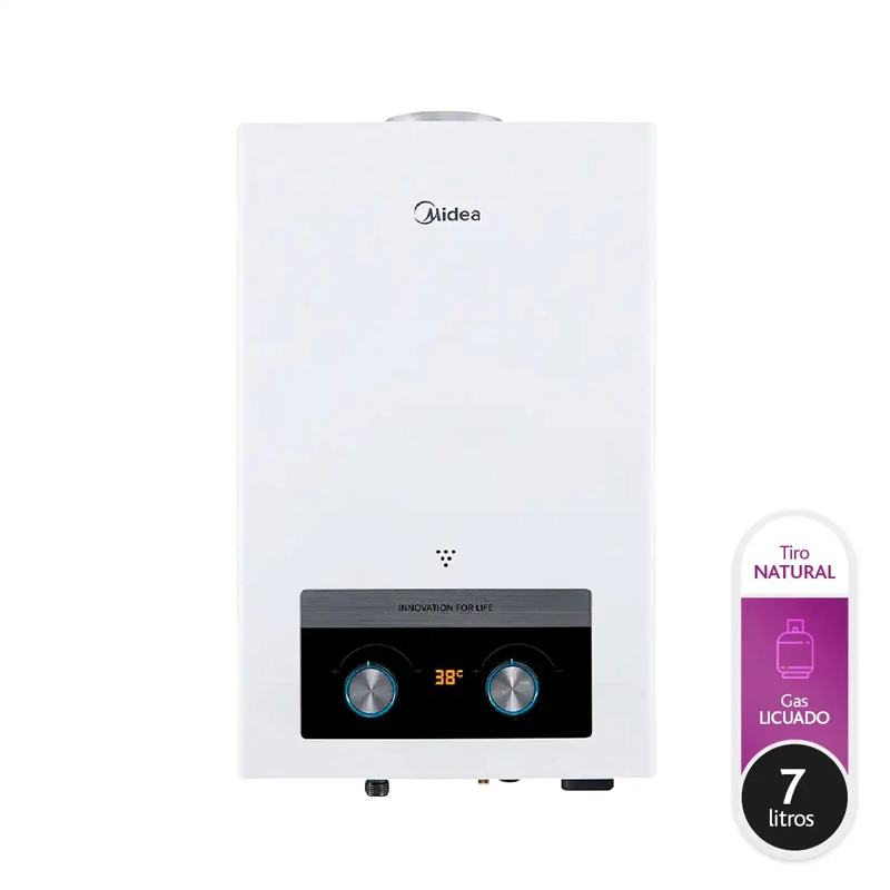 CALEFONT GAS LICUADO 7 LT MIDEA MGWH7-14MDN-GL - 1