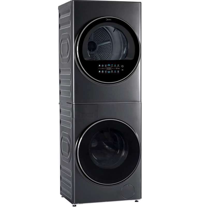 LAVADORA SECADORA MIDEA MTF-120WBT WASHTOWER 12KG/10KG GRAFITO - 4