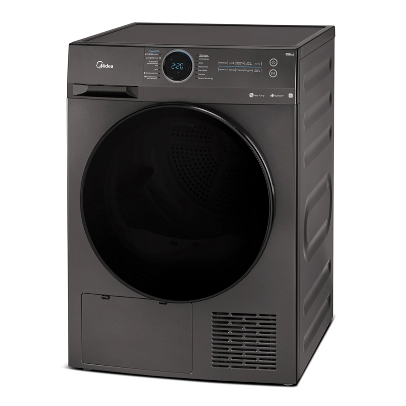 SECADORA DE ROPA BOMBA DE CALOR MIDEA MD200H120 12KG TITANIO - 2