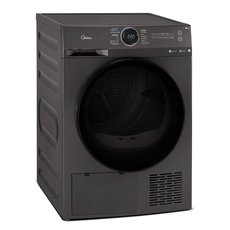 SECADORA DE ROPA BOMBA DE CALOR MIDEA MD200H120 12KG TITANIO - 3
