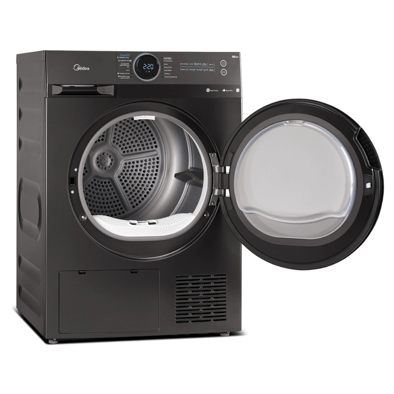 SECADORA DE ROPA BOMBA DE CALOR MIDEA MD200H120 12KG TITANIO - 6