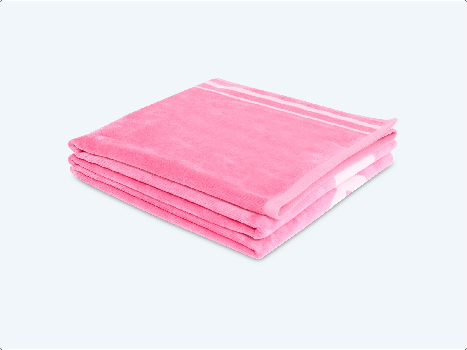 TOALLA DE PLAYA PEPE JEANS JACQUARD ROSA - 2