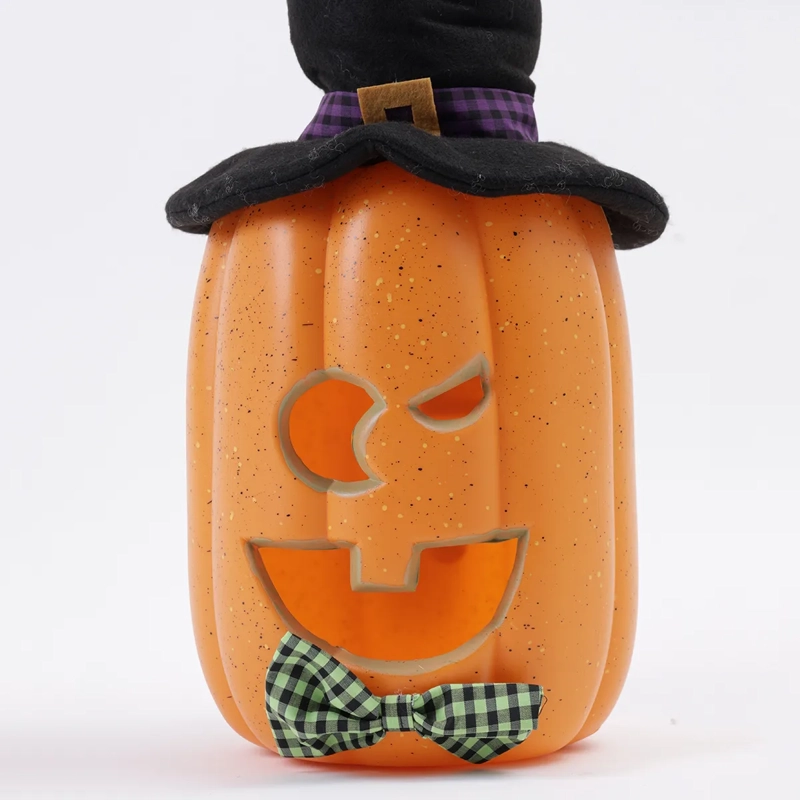 CALABAZA HALLOWEEN CON GORRO COPA - 3