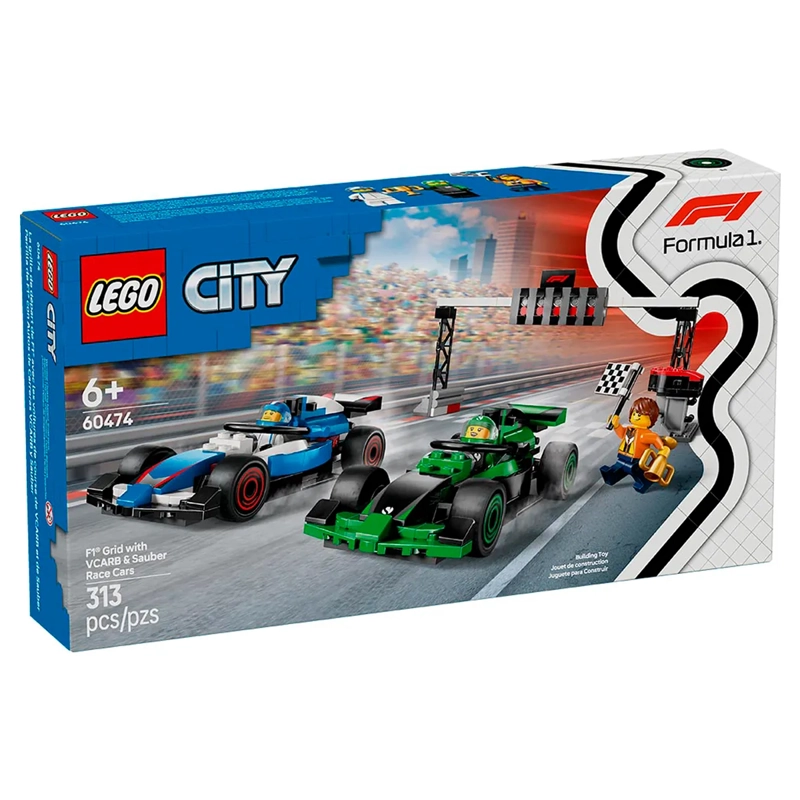 JUEGO BLOQUE LEGO F1 GRILLA AUTOS VCARB SAUBER - 4