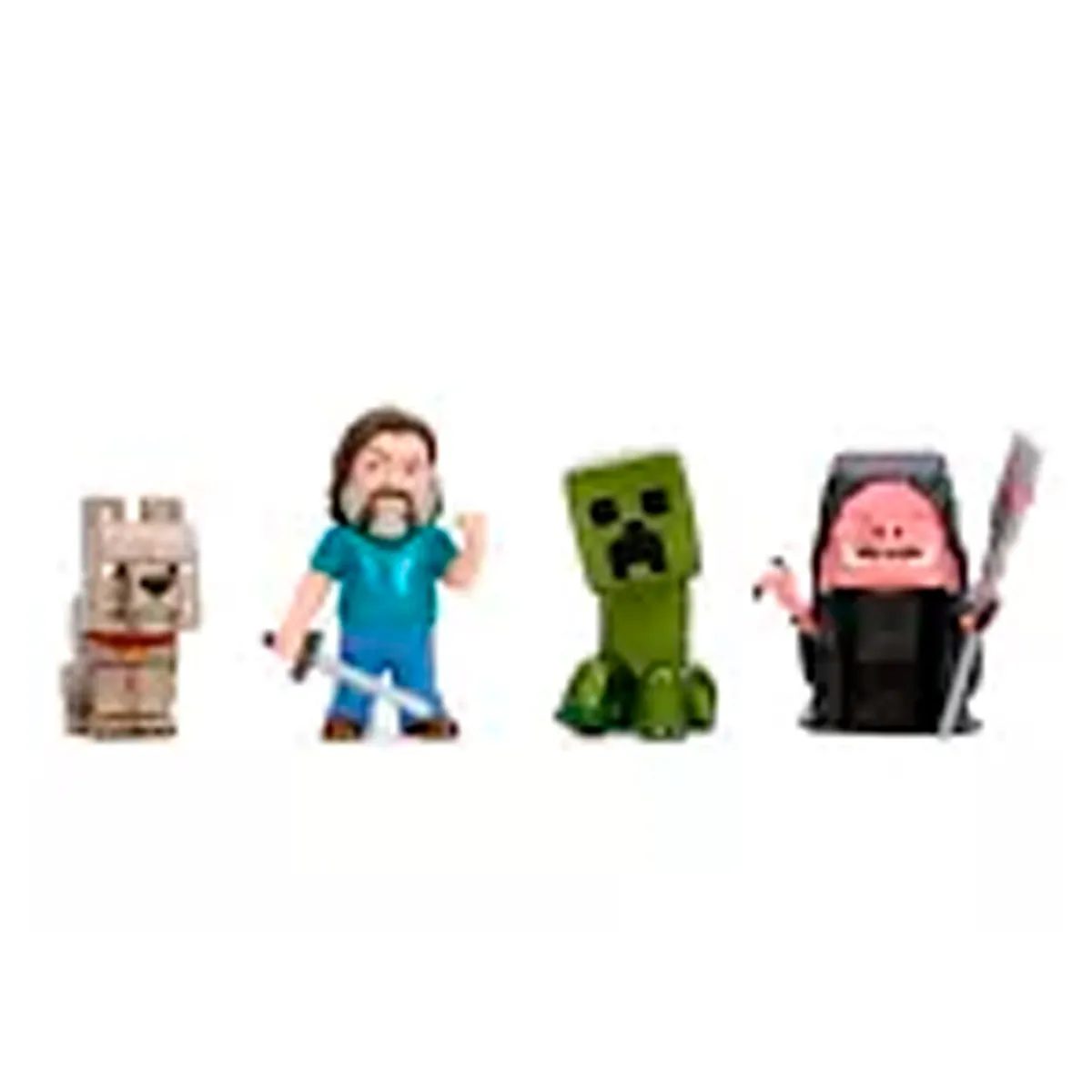 SET 4 PZAS MINECRAFT 9 CM - 2