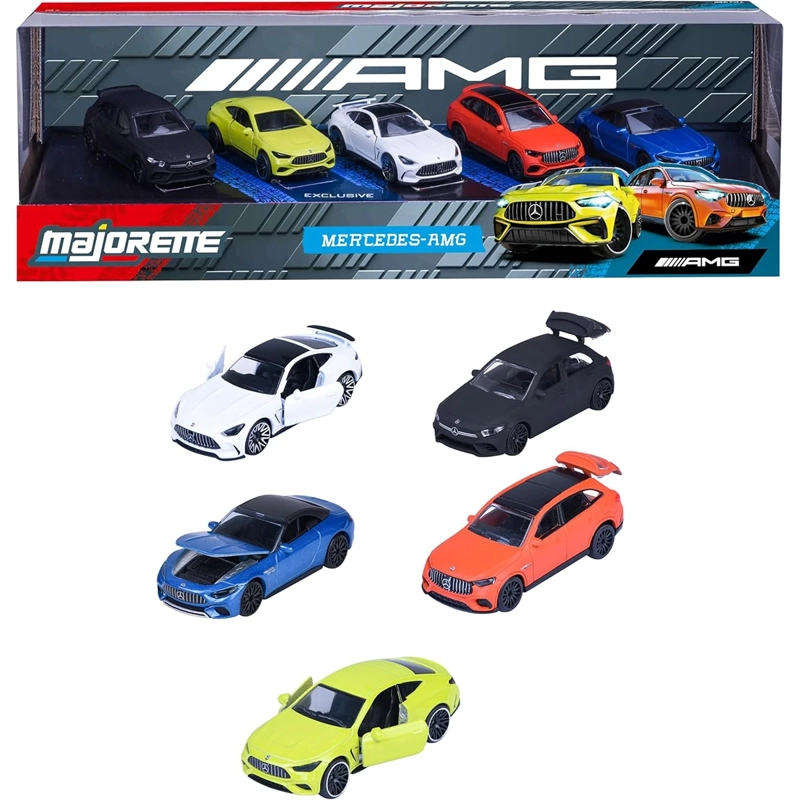 VEHÍCULO DE JUGUETE MAJORETTE MERCEDES AMG 5 PIEZAS - 1