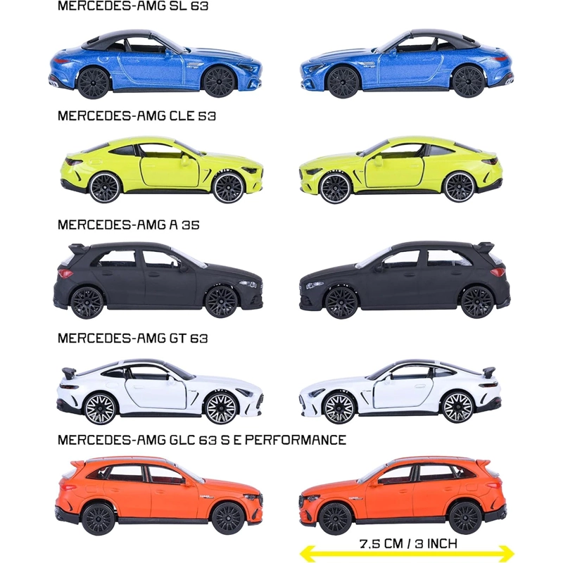 VEHÍCULO DE JUGUETE MAJORETTE MERCEDES AMG 5 PIEZAS - 4