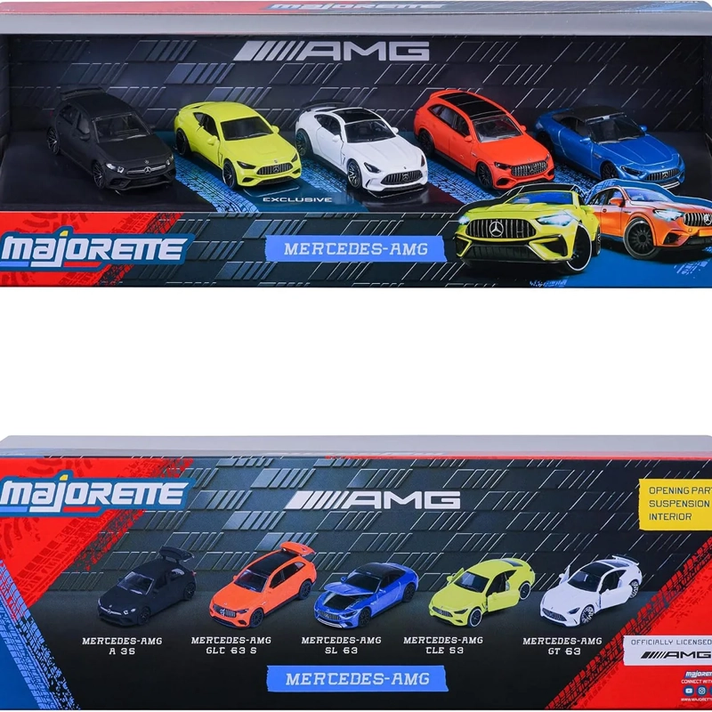 VEHÍCULO DE JUGUETE MAJORETTE MERCEDES AMG 5 PIEZAS - 5