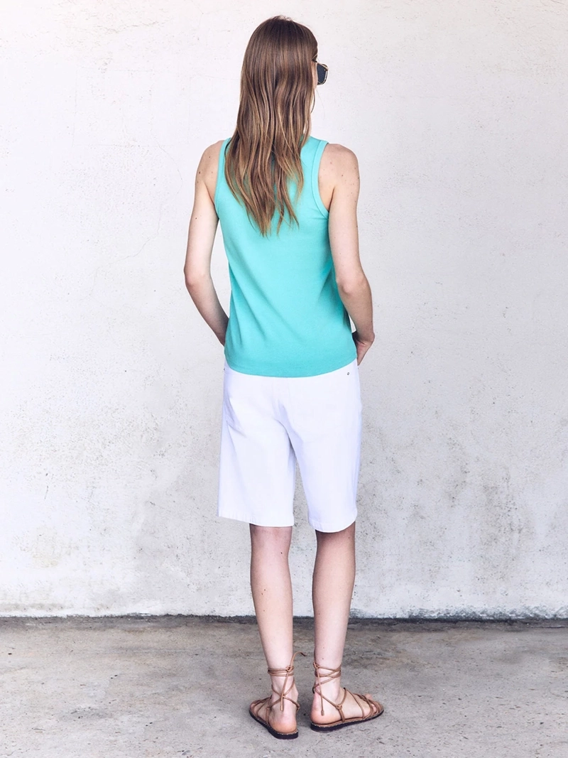 POLERA SIN MANGAS ALGODÓN MUJER SFERA - 3