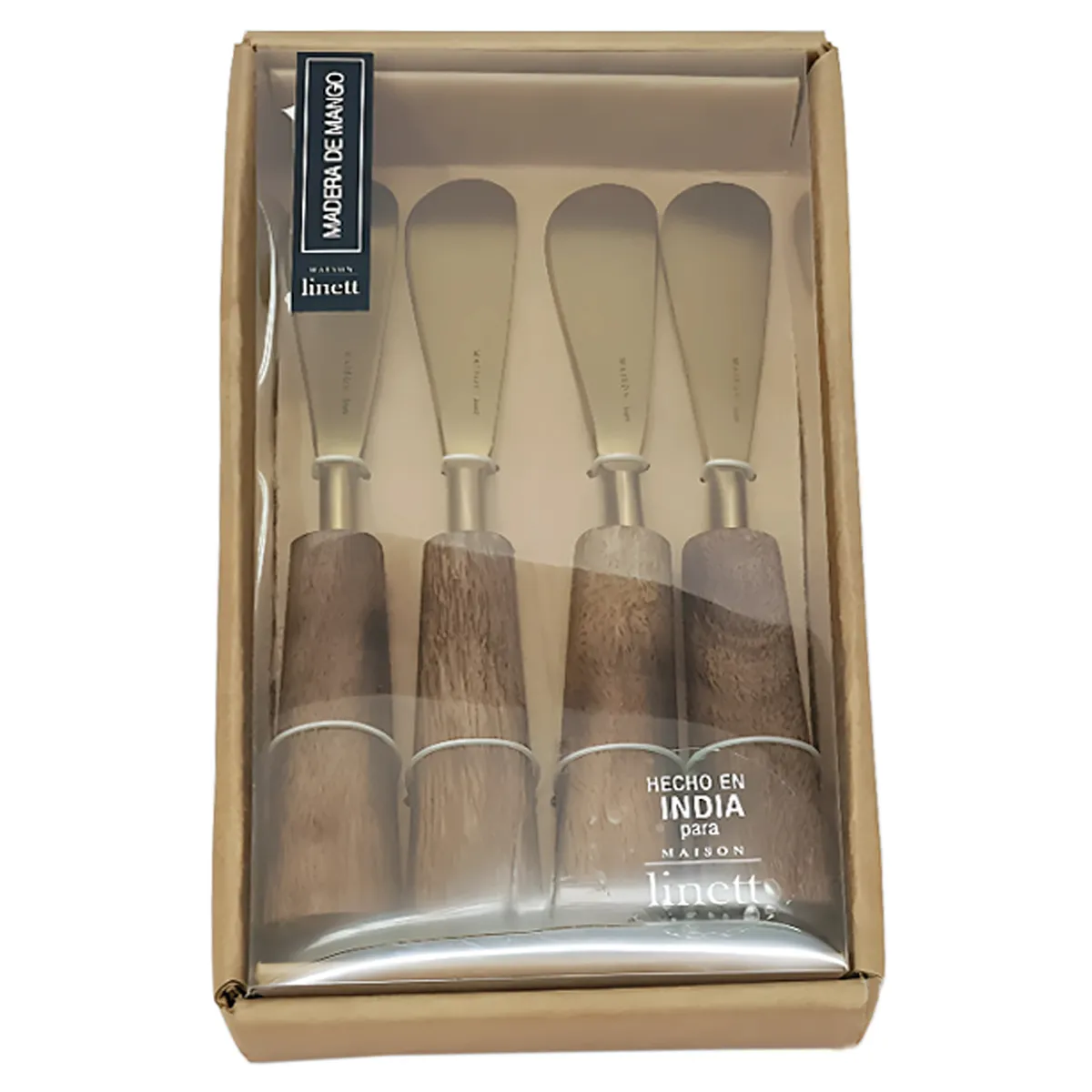SET 4 CUCHILLOS MAISON LINETT DORADO - 1