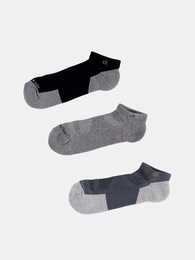 PACK X3 CALCETINES HOMBRE CALVIN KLEIN ALGODÓN  - 1