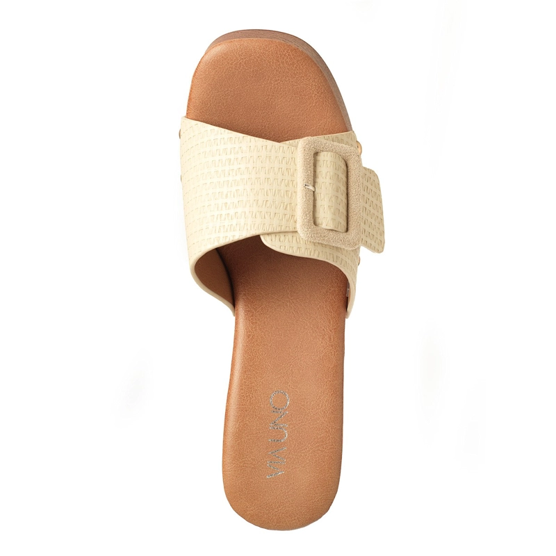 SANDALIAS MUJER VIA UNO BEIGE 22633616 - 3