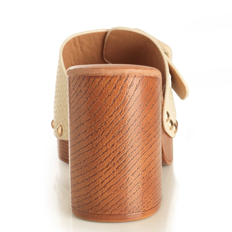 SANDALIAS MUJER VIA UNO BEIGE 22633616 - 4