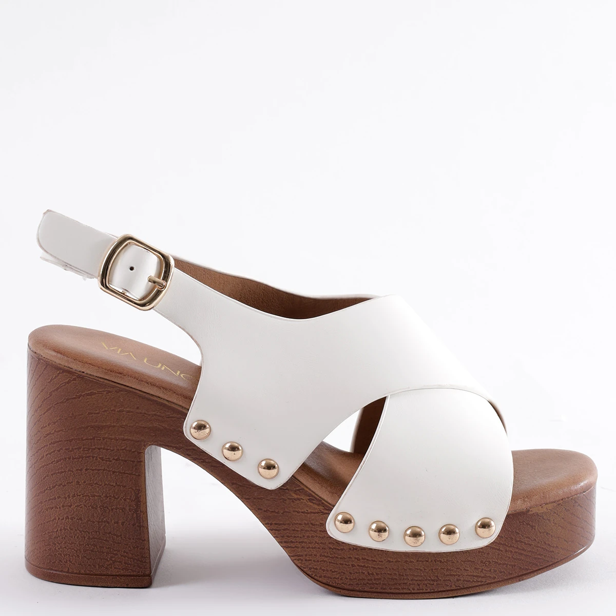 SANDALIAS MUJER VIA UNO BLANCO 22633620  - 1