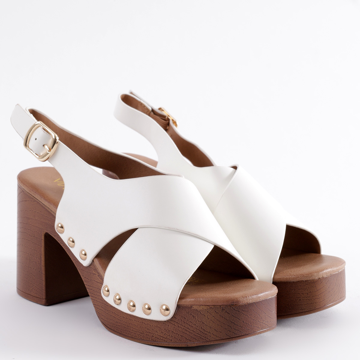 SANDALIAS MUJER VIA UNO BLANCO 22633620  - 2