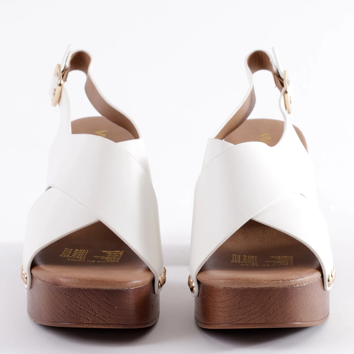 SANDALIAS MUJER VIA UNO BLANCO 22633620  - 3