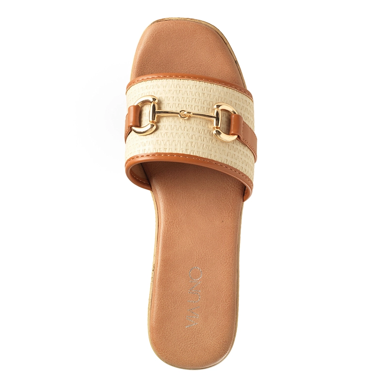 SANDALIAS MUJER VIA UNO BEIGE 22642611 - 3