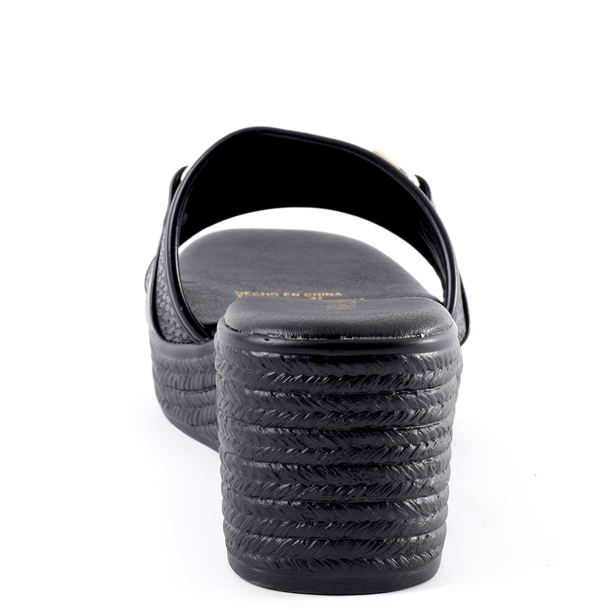 SANDALIAS MUJER VIA UNO NEGRO 22642611  - 5