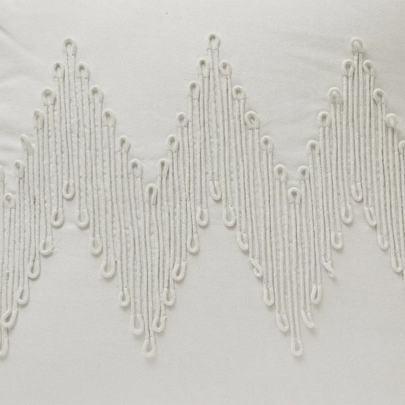 COJÍN MAISON LINETT WHITE 50X50 CM - 2