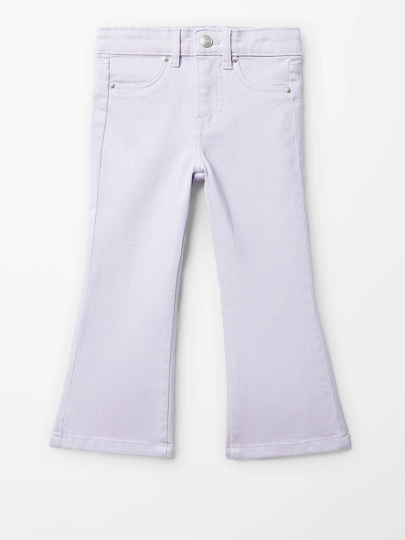 PANTALÓN FLARE NIÑA SFERA LAVANDA DENIM COLOR