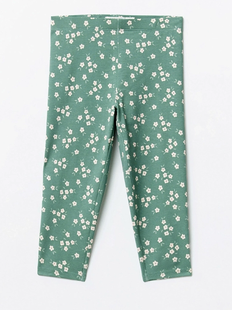 LEGGING NIÑA SFERA VERDE SINGLE AOP - 1