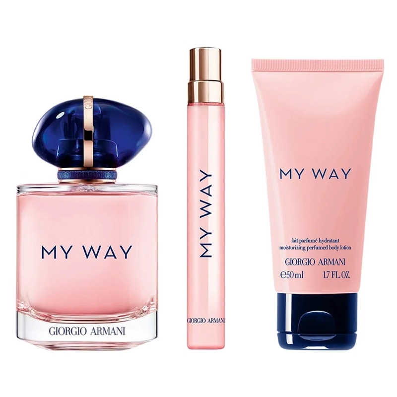 PERFUME GIORGIO ARMANI MY WAY MUJER EDP 90 ML + 10 ML + LOCIÓN CORPORAL 50 ML - 1