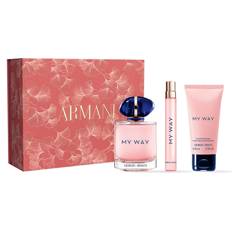 PERFUME GIORGIO ARMANI MY WAY MUJER EDP 90 ML + 10 ML + LOCIÓN CORPORAL 50 ML - 2