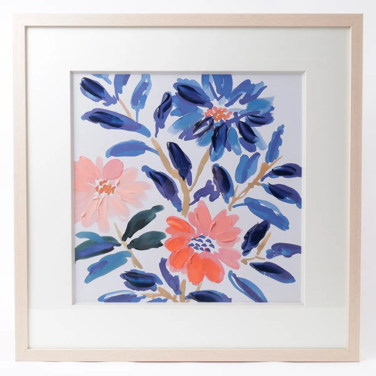 CUADRO RIPLEY HOME FLORES MULTICOLOR 56 CM