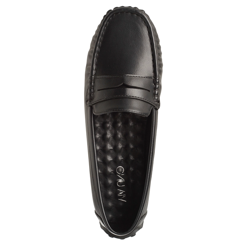 MOCASINES MUJER VIA UNO NEGRO 22601507  - 4