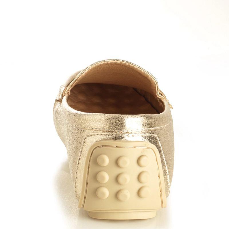 MOCASINES MUJER VIA UNO DORADO 22601509 - 3