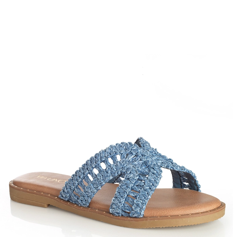 SANDALIAS MUJER VIA UNO AZUL 22601625 - 2