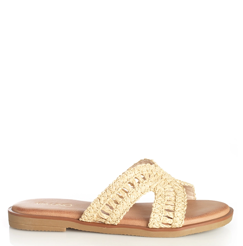 SANDALIAS MUJER VIA UNO BEIGE 22601625 - 1