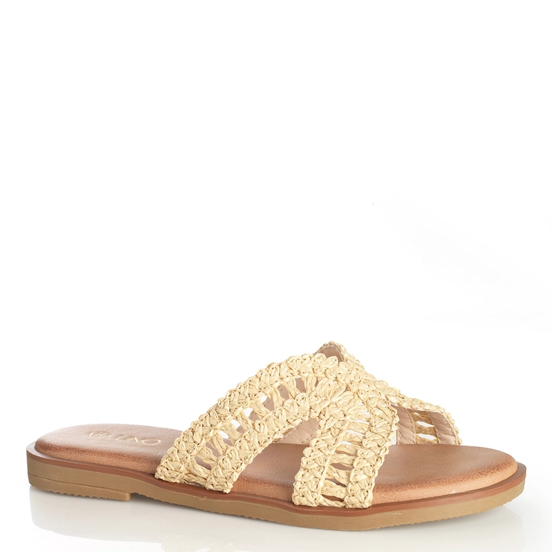 SANDALIAS MUJER VIA UNO BEIGE 22601625 - 2