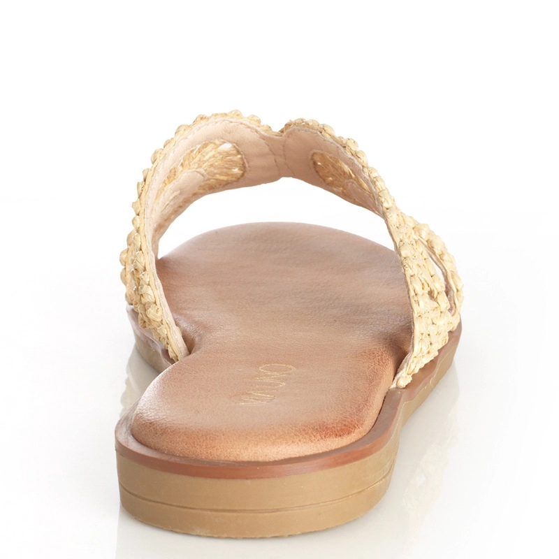 SANDALIAS MUJER VIA UNO BEIGE 22601625 - 4