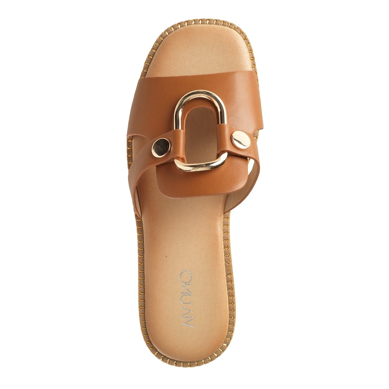 SANDALIAS MUJER VIA UNO CAMEL 22601633 - 3