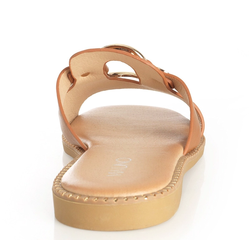 SANDALIAS MUJER VIA UNO CAMEL 22601633 - 4